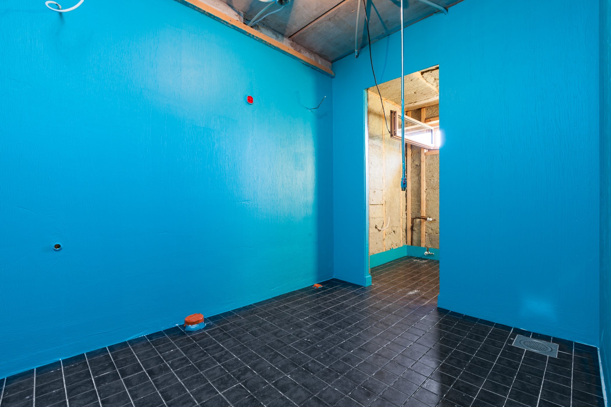 Kylpyhuone vesieristettynä