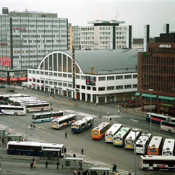 Helsingin keskusta, Kamppi, vuonna 2000
