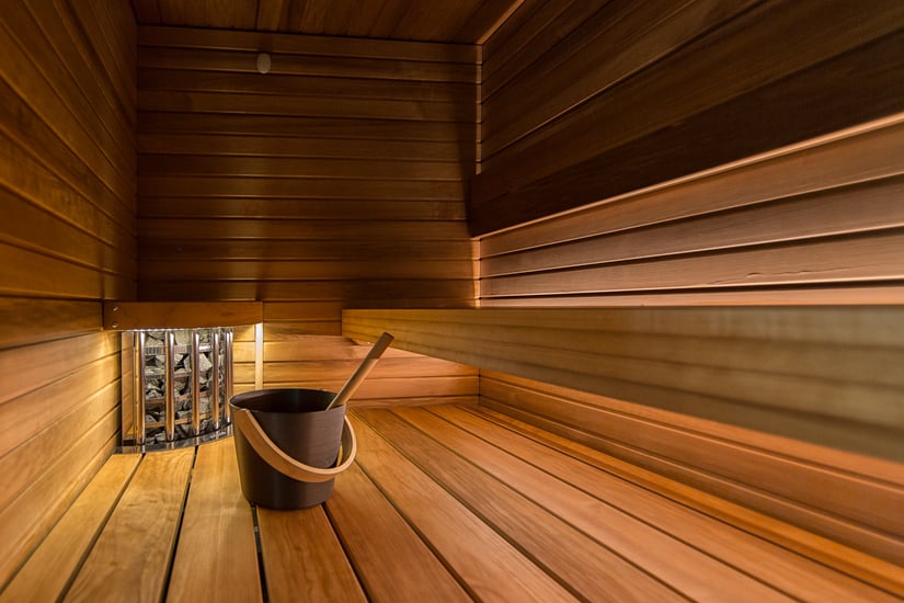 Saunan sähkökiuas, kulmamalli