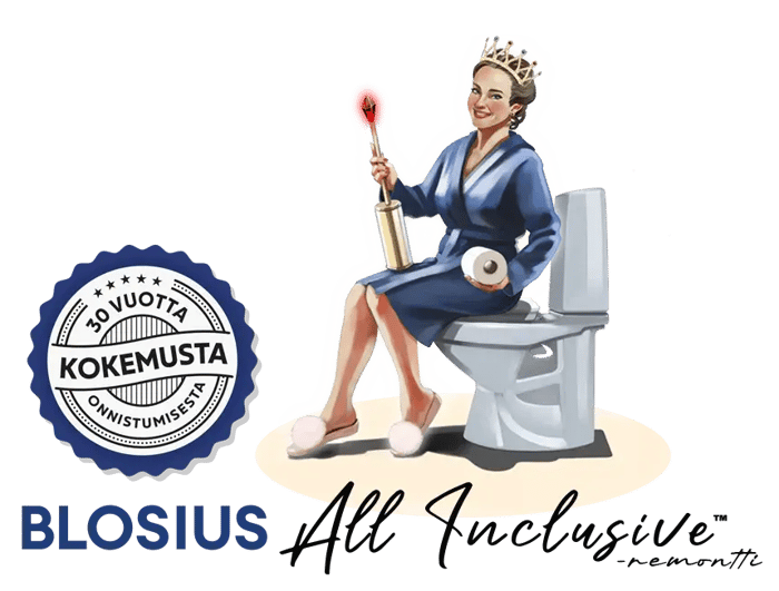Blosius kylpyhuoneremontit - All Inclusive