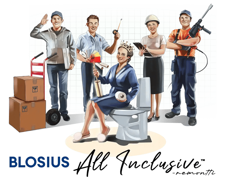 Blosius All Inclusive -remontti ja remontintekijät