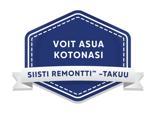 Siisti remontti™ -takuu