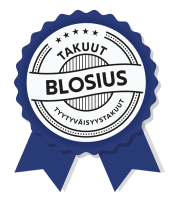 Blosius - Takuut & Tyytyväisyystakuut