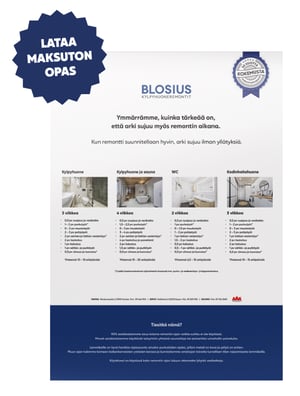 Ladattava opas - Kylpyhuoneremontin kesto