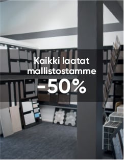Laatat puoleen hintaan