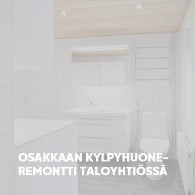 Osakkaan kylpyhuoneremontti taloyhtiössä -opas