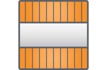 Saunan laudemalli vastakkain istuttava