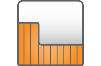 Saunan laudemalli kulma