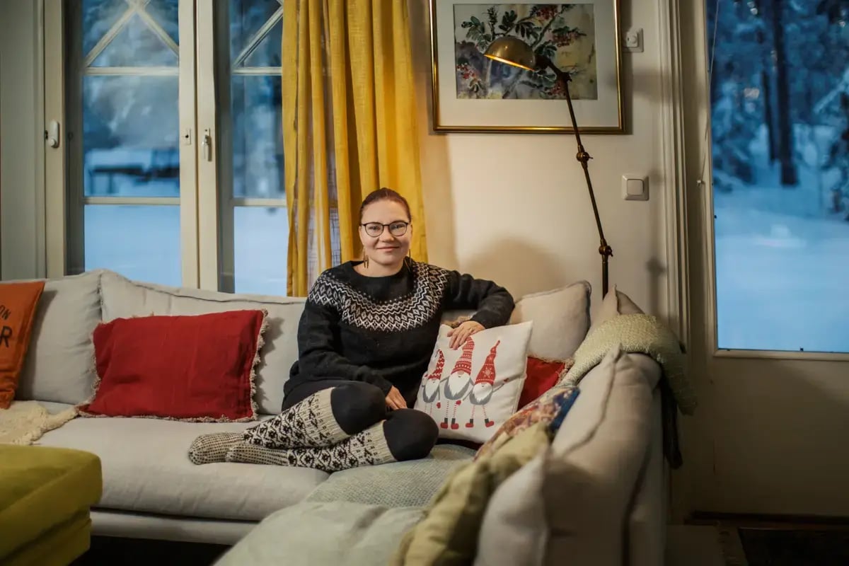Tyytyväinen asiakas Espoon Oittaalla